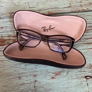 Ray Ban Black Eyeglass Frames RB 5255 53 16 135